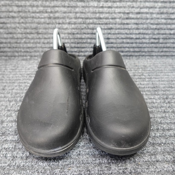 OEFOS Shoes Mens 9 Black Rubber Mule Clogs Comfort Casual Slip On main image 14